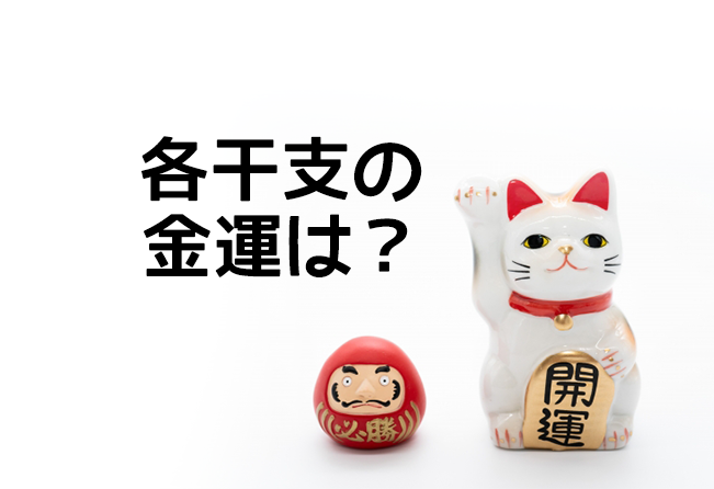 各干支の金運イメージ